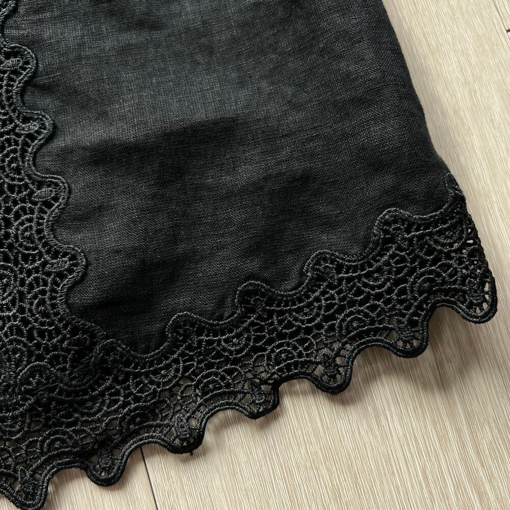 J. Crew Black Lace-Trim Mini Dress - Picture 7 of 11